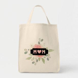 Happy mother's day Mum l Cute floral Tote Bag