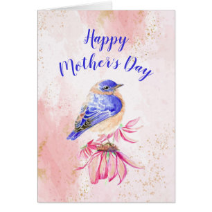 Happy Mother's Day Mum Mother Bluebird Art