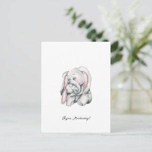Happy Mother's Day Mum Mother Love Elephants Card