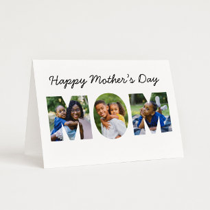 Happy Mothers Day Mum Photo Letter Card