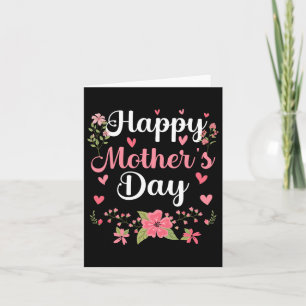 Happy Mother's Day Mummy Cute Floral Women For Mum Card