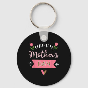 Happy Mother's Day Mummy Cute Floral Women For Mum Key Ring