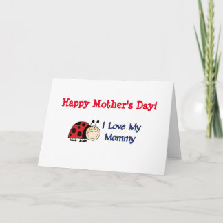 Happy Mothers Day Mummy - Ladybug Card