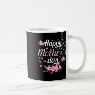 Happy Mother's Day Mummy Women Cute Grandma Floral Coffee Mug