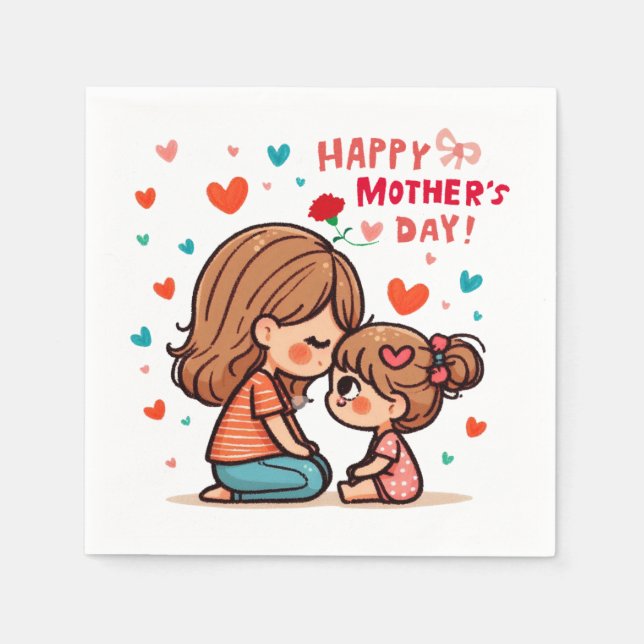 Happy Mother's Day Napkin (Front)