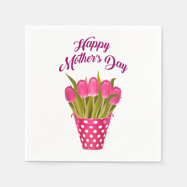Happy Mother's Day Napkin (Front)