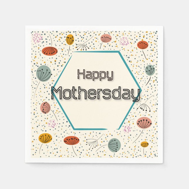 Happy Mother's Day Napkin (Front)