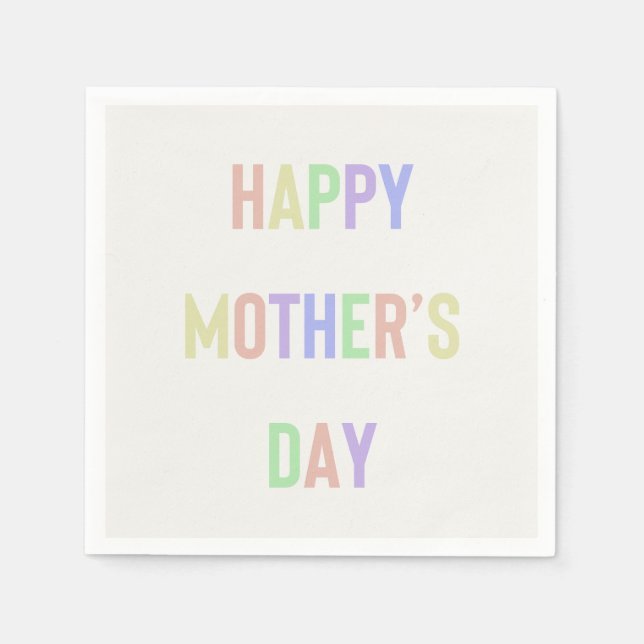 Happy Mother's Day Napkin (Front)