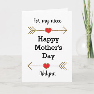 Happy Mother's Day Niece Card