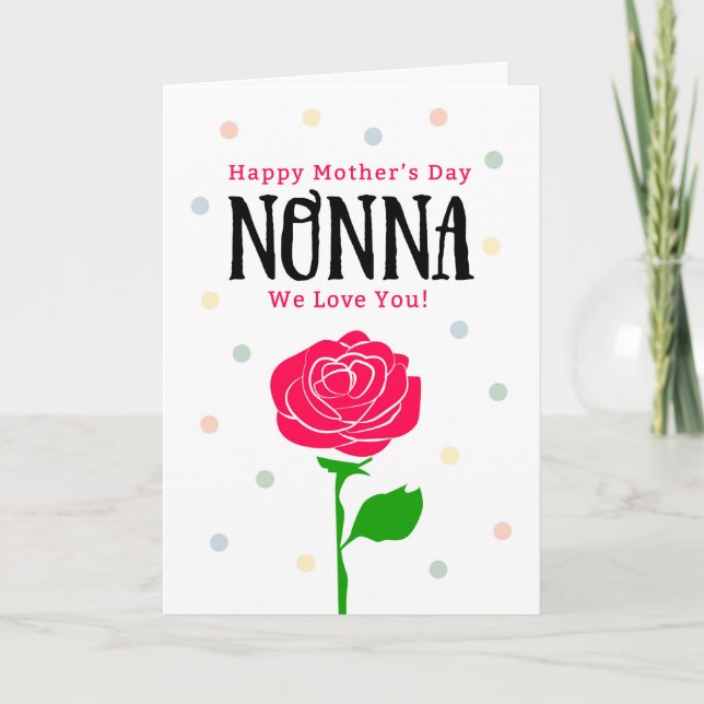 Happy Mother's Day, Nonna, You Mean Everything Card (Front)