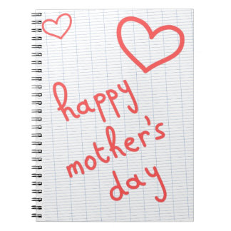 "Happy Mother's Day" notebook