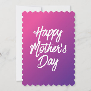 Happy Mother's Day on Flat Card