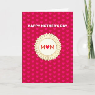 Happy Mother's Day on Red Card