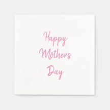 Happy Mother's Day Party 2024 Pink Simple Modern