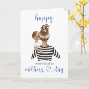 Happy Mothers Day Personalised From Son Card