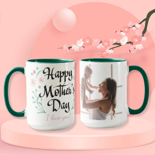Happy Mother's Day personalised Photo & Message Mug