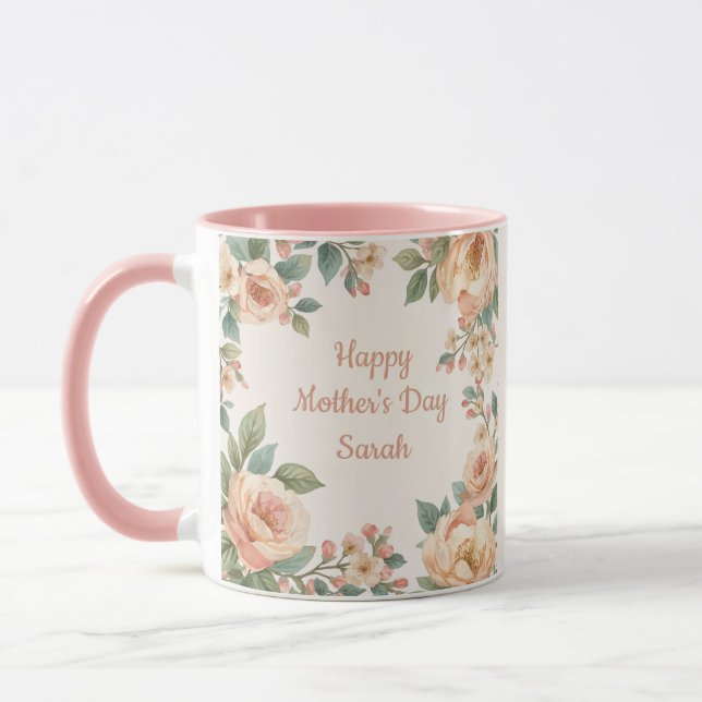 Happy Mother's Day Personalized Mug (Left)