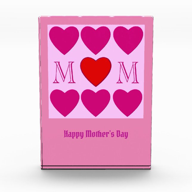 Happy Mothers Day Photo Block (Front)