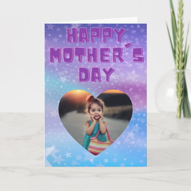 Happy Mother's Day Photo Card (Front)