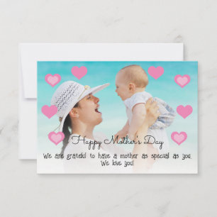 Happy Mothers Day Photo Card