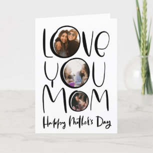 Happy Mother's Day Photo Card Template.