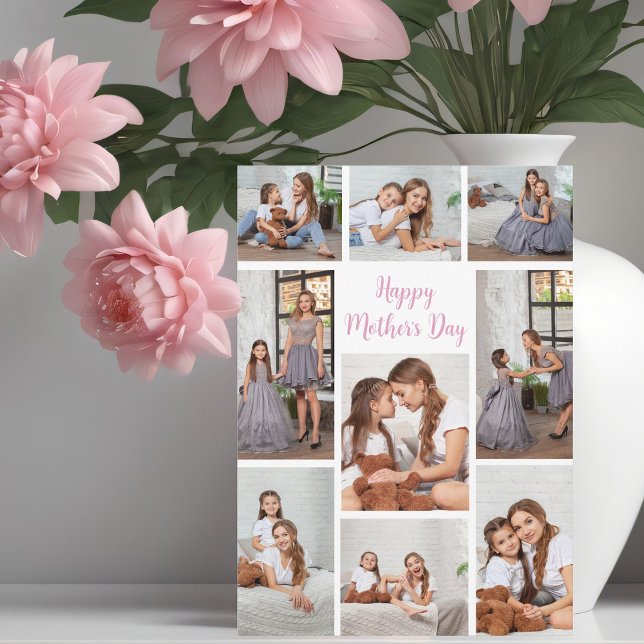 Happy Mother's Day Photo Collage from Daughter Card (Creator Uploaded)