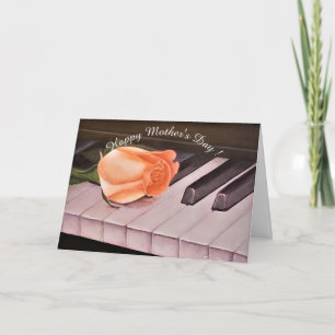 HAPPY MOTHER'S DAY PIANO CARD