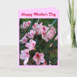 Happy Mother's Day, pink blooms Card