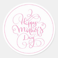 Happy Mother's Day Pink Script