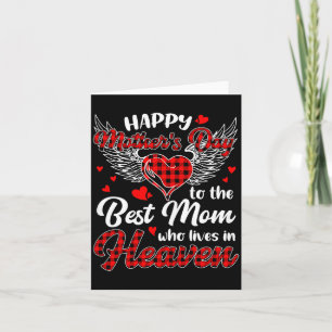 Happy mothers day plaid to the mom who lives in card