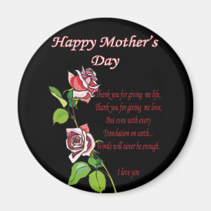 Happy Mother's Day Poem Magnet