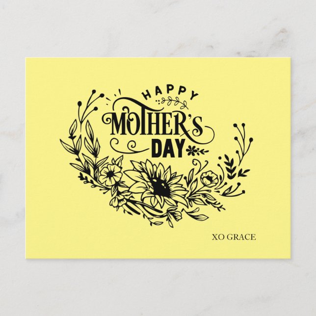Happy Mother's Day  Postcard (Front)