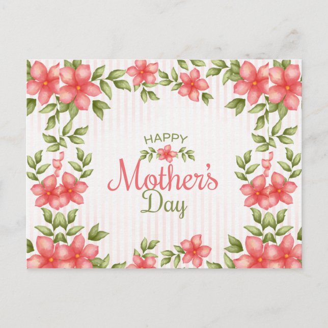 Happy Mother's Day Postcard (Front)
