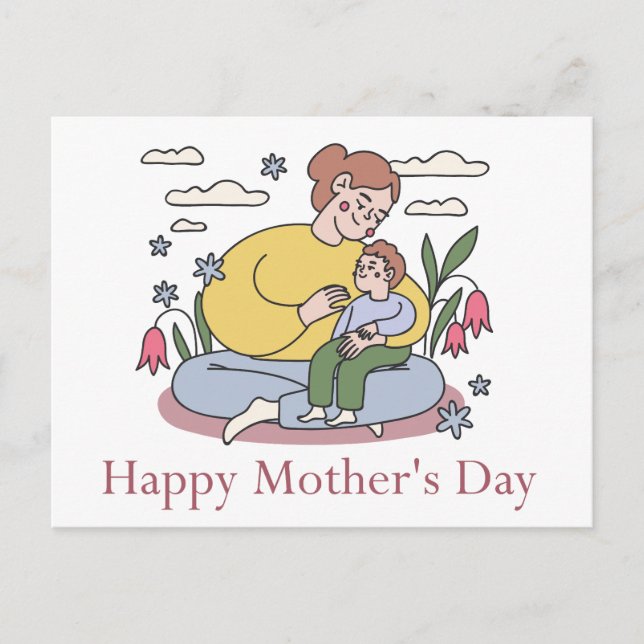 Happy Mother's Day Postcard (Front)