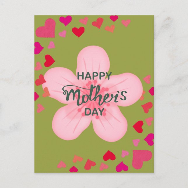 HAPPY MOTHERS DAY  POSTCARD (Front)