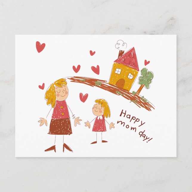 Happy Mother's Day Postcard (Front)