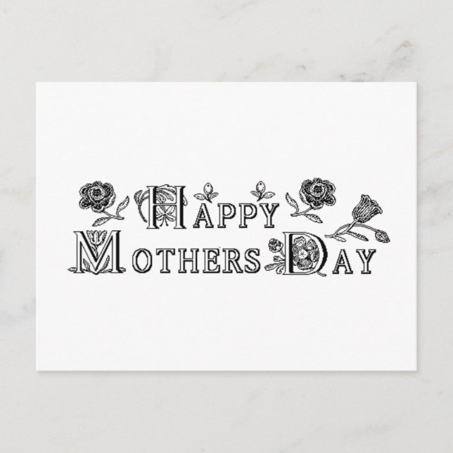 Happy Mother's Day Postcard (Front)