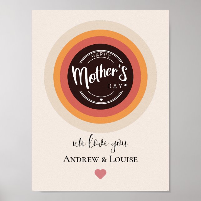 Happy mother's day poster (Front)