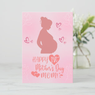 Happy Mother's Day Pregnant Mum Card