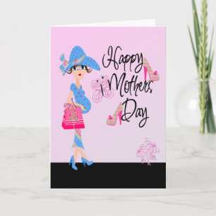 Happy Mothers Day Pregnant Mum Card