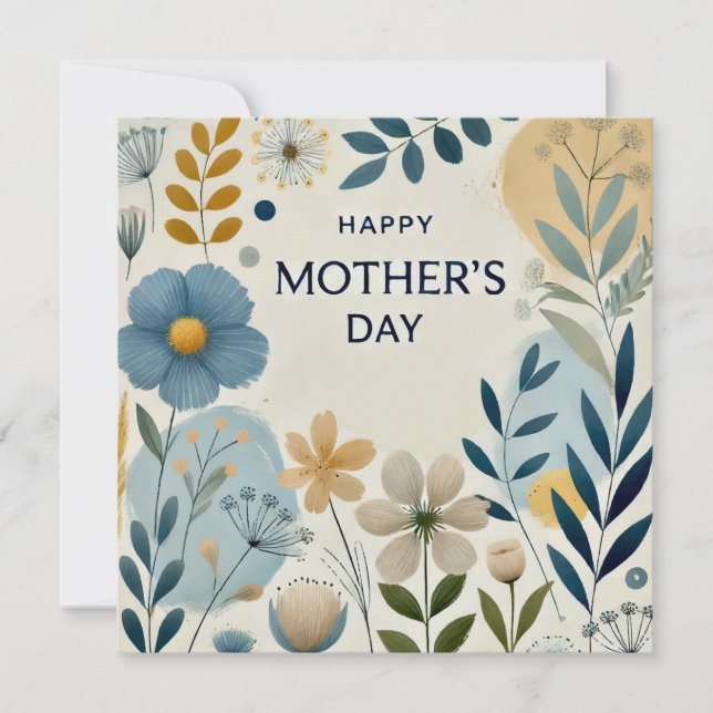 Happy Mother's Day Print Design Invitation (Front)