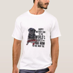 Happy Mother's Day Pug Dog Mum Dog Mother Gift T-Shirt