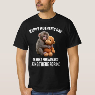Happy Mother's Day Punch the Monkey Cute Monkey T-Shirt