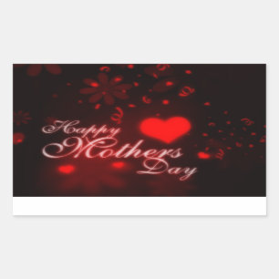 happy mothers day rectangular sticker