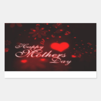 happy mothers day rectangular sticker