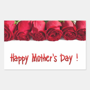 Happy Mother's Day Rectangular Sticker