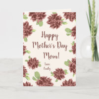 Happy Mother's Day - Red Daisies Frame.