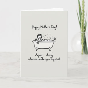 Happy Mothers Day Relaxation Card