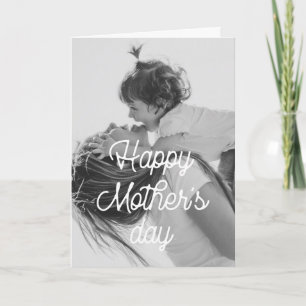 Happy Mother's day Retro vintage photo Card