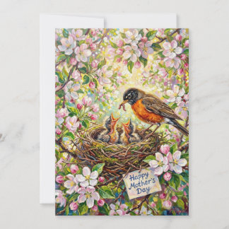 Happy Mother's Day Robin Card